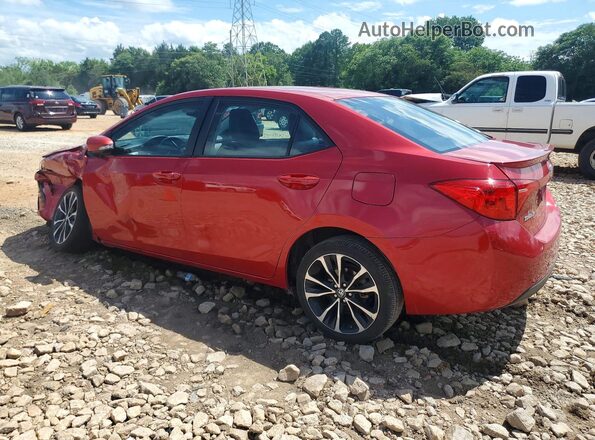 2T1BURHE5HC881782 2017 TOYOTA COROLLA Red Trasero izquierdo