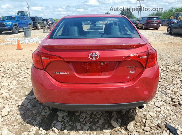 2T1BURHE5HC881782 2017 TOYOTA COROLLA Red Vista trasera