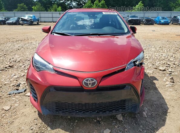 2T1BURHE5HC881782 2017 TOYOTA COROLLA Red Vista frontal