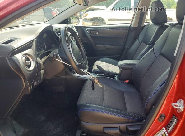 2T1BURHE5HC881782 2017 TOYOTA COROLLA Red Vista interior delantera