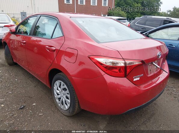 2T1BURHE5HC902372 2017 TOYOTA COROLLA Красный Задняя левая четверть