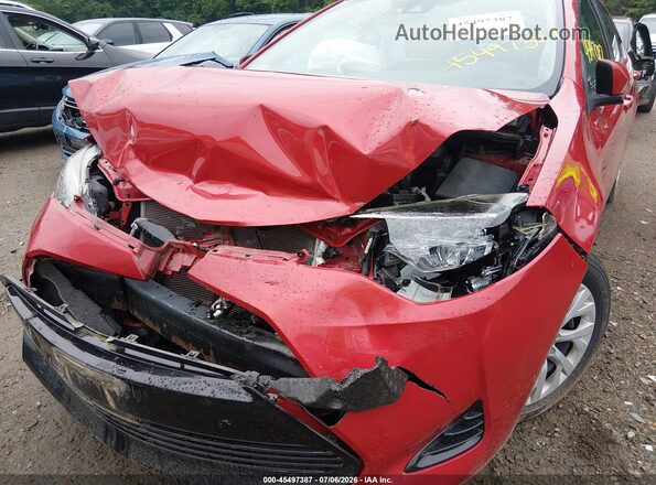 2T1BURHE5HC902372 2017 TOYOTA COROLLA Красный Вид спереди