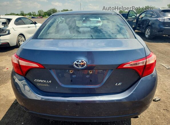2T1BURHE5HC926896 2017 TOYOTA COROLLA Серый Вид сзади
