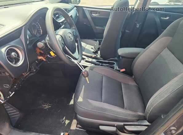 2T1BURHE5HC926896 2017 TOYOTA COROLLA Серый Вид салона спереди