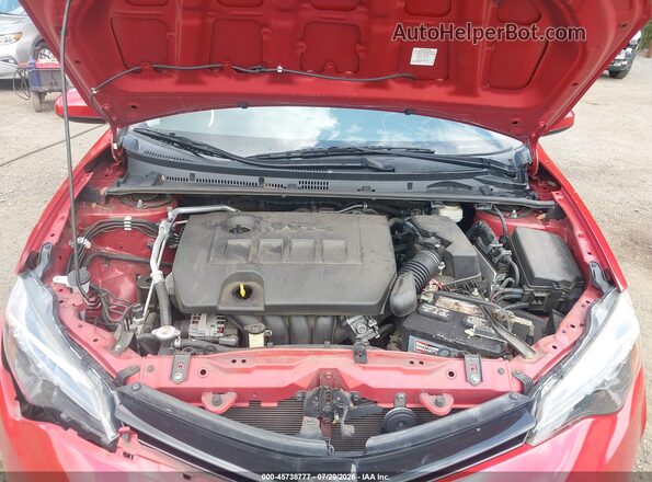 2T1BURHE5HC937753 2017 TOYOTA COROLLA Red Widok z tyłu