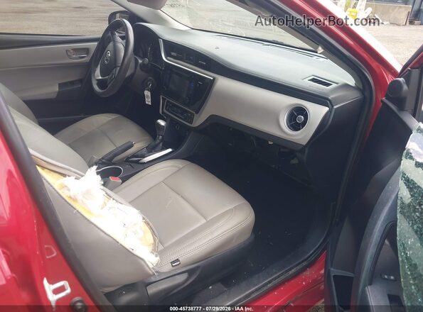2T1BURHE5HC937753 2017 TOYOTA COROLLA Red Widok wnętrza z przodu