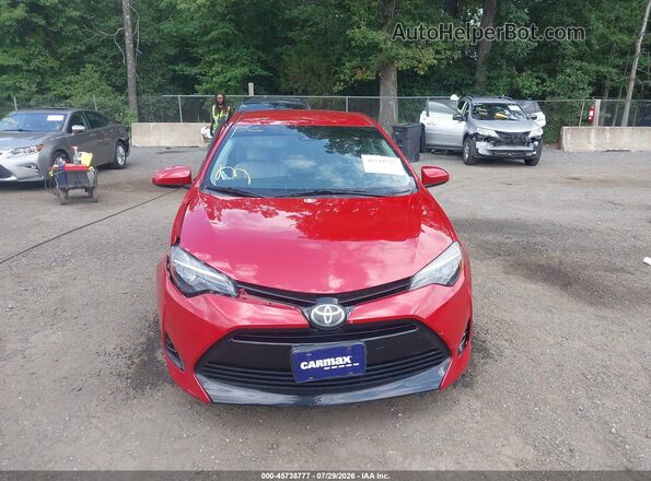 2T1BURHE5HC937753 2017 TOYOTA COROLLA Red Widok zestawu wskaźników