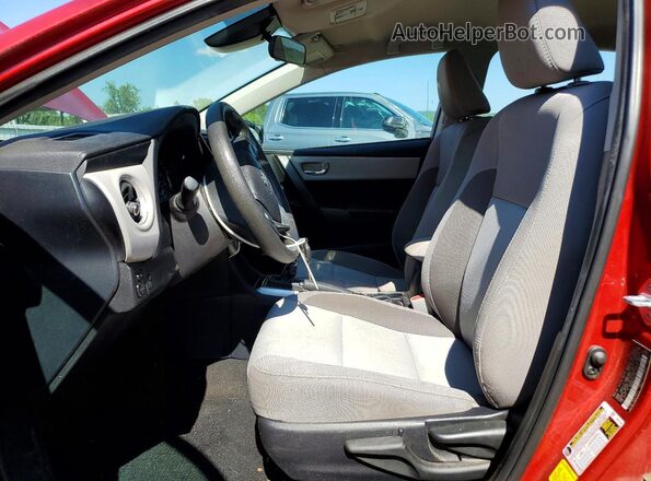 2T1BURHE5HC949353 2017 TOYOTA COROLLA Red Vista interior delantera