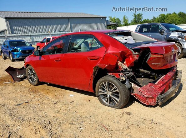 2T1BURHE5HC949353 2017 TOYOTA COROLLA Red Trasero izquierdo