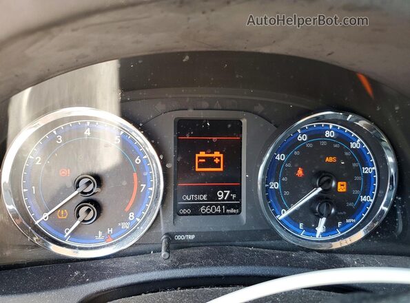2T1BURHE5HC949353 2017 TOYOTA COROLLA Red Vista del cuadro de instrumentos
