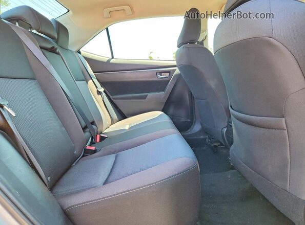 2T1BURHE5HC959025 2017 TOYOTA COROLLA Silver უკანა სავარძლების ხედი