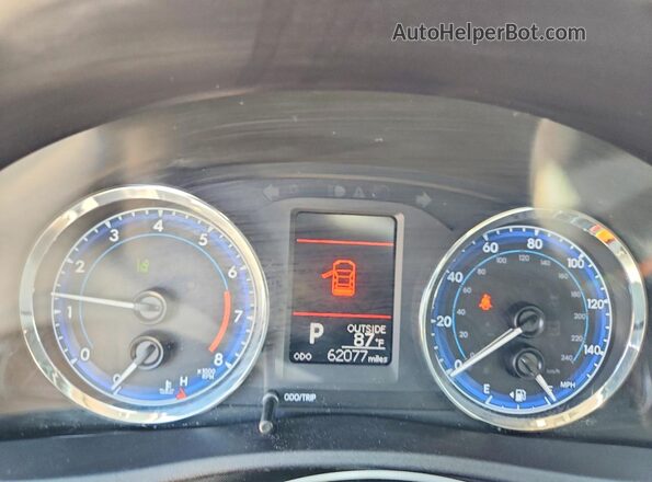 2T1BURHE5HC959266 2017 TOYOTA COROLLA Белый Вид щитка приборов