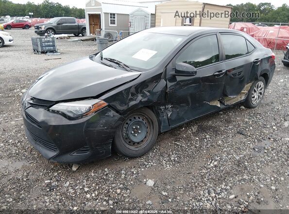 2T1BURHE5JC025517 2018 TOYOTA COROLLA Black Przód lewy