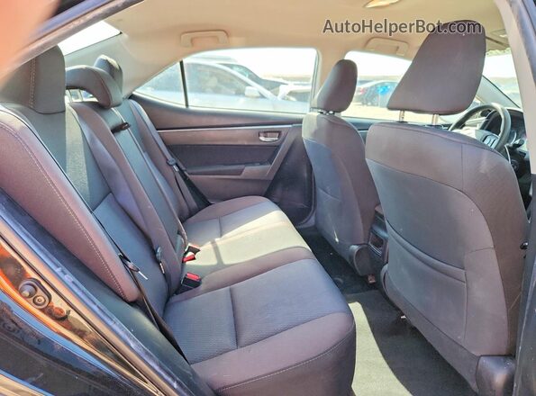2T1BURHE5JC035898 2018 TOYOTA COROLLA Черный Вид задних сидений