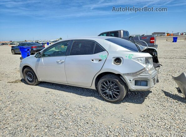 2T1BURHE5JC036727 2018 TOYOTA COROLLA Серебряный Задняя левая четверть