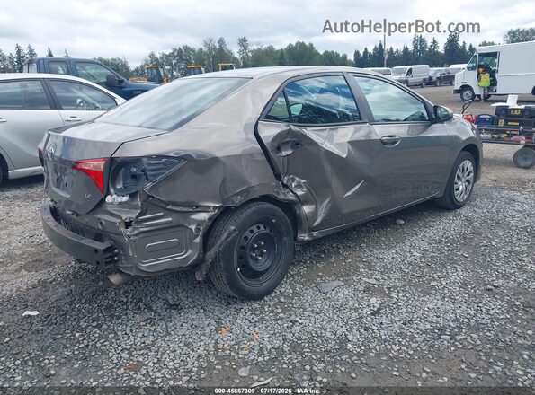 2T1BURHE5JC046206 2018 TOYOTA COROLLA Champagne Задняя правая четверть