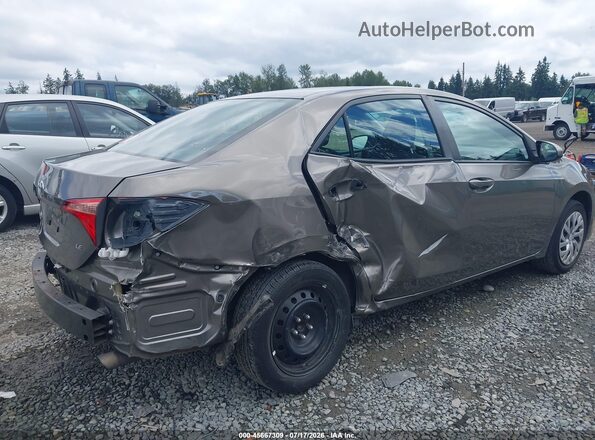2T1BURHE5JC046206 2018 TOYOTA COROLLA Champagne Вид спереди
