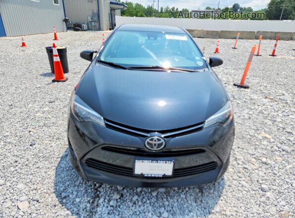 2T1BURHE5JC066469 2018 TOYOTA COROLLA Black წინა ხედი