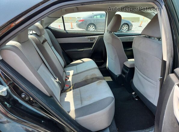2T1BURHE5JC066469 2018 TOYOTA COROLLA Black უკანა სავარძლების ხედი