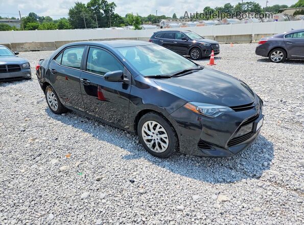 2T1BURHE5JC066469 2018 TOYOTA COROLLA Black წინა მარჯვენა