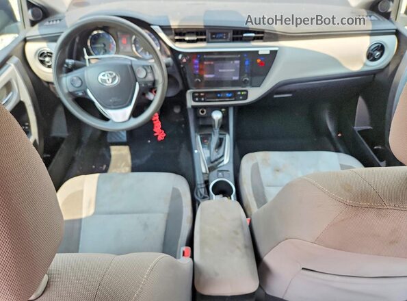 2T1BURHE5JC066469 2018 TOYOTA COROLLA Black წინა პანელის ხედი