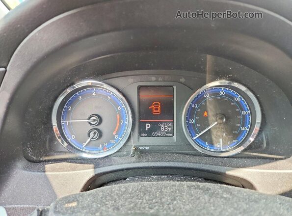 2T1BURHE5JC066469 2018 TOYOTA COROLLA Black ხელსაწყოთა პანელის ხედი