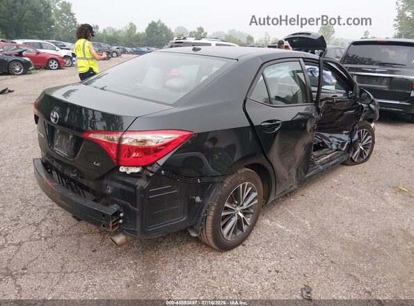 2T1BURHE5JC106713 2018 TOYOTA COROLLA Black Հետևի աջ