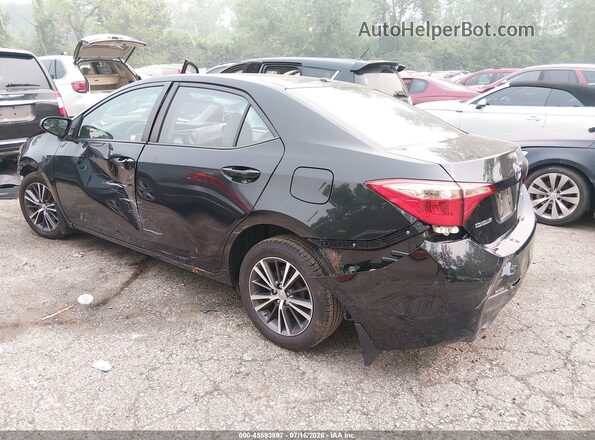 2T1BURHE5JC106713 2018 TOYOTA COROLLA Black Հետևի ձախ