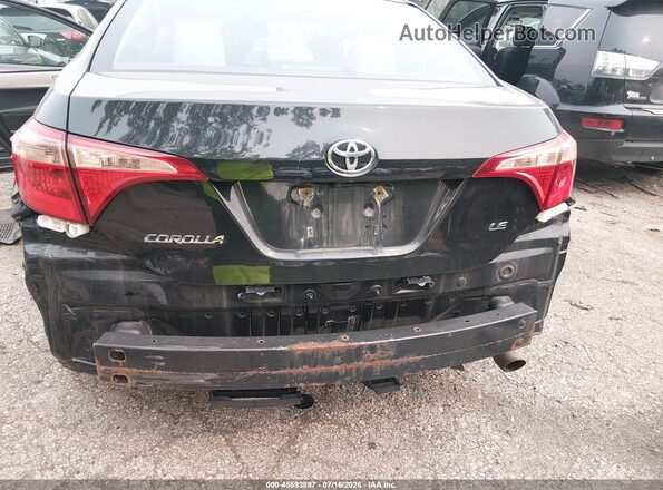 2T1BURHE5JC106713 2018 TOYOTA COROLLA Black Դիմացի տեսք