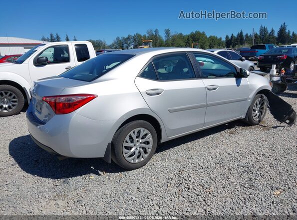 2T1BURHE5JC109143 2018 TOYOTA COROLLA Silver Trasero derecho