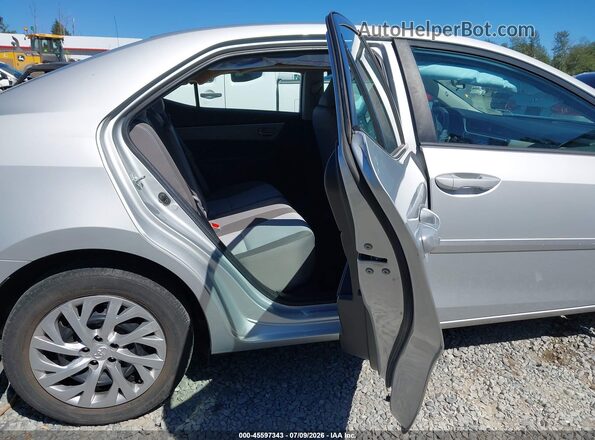 2T1BURHE5JC109143 2018 TOYOTA COROLLA Silver Vista de la etiqueta del VIN