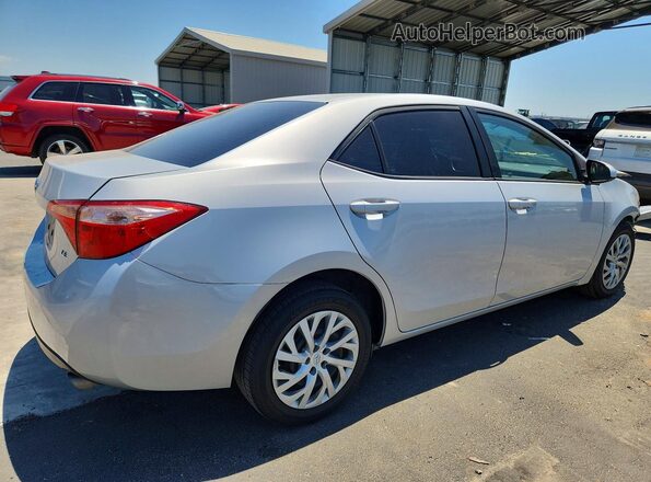 2T1BURHE5JC123382 2018 TOYOTA COROLLA Silver Հետևի աջ