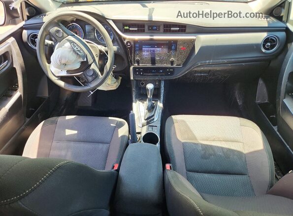 2T1BURHE5JC123382 2018 TOYOTA COROLLA Silver Առջևի վահանակի տեսք