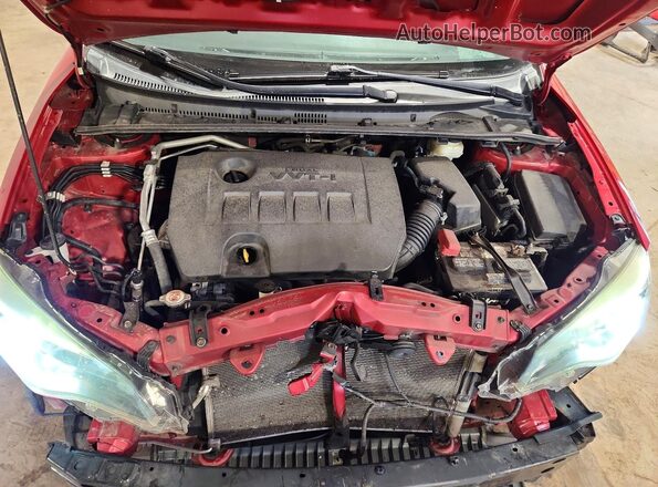 2T1BURHE5JC965929 2018 TOYOTA COROLLA Red Սալոնի հետևի տեսք