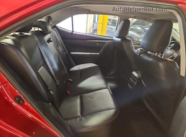 2T1BURHE5JC965929 2018 TOYOTA COROLLA Red Հետևի նստատեղերի տեսք