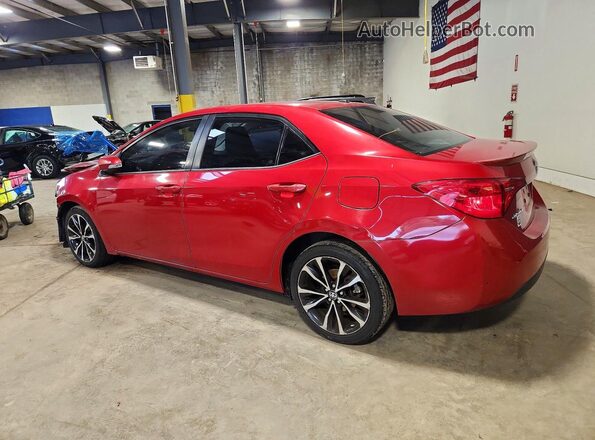 2T1BURHE5JC965929 2018 TOYOTA COROLLA Red Հետևի ձախ
