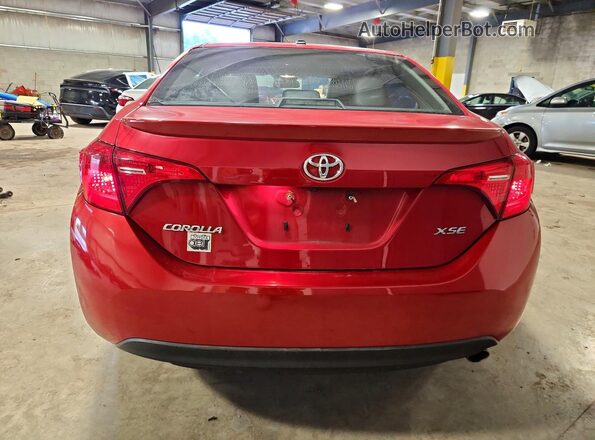 2T1BURHE5JC965929 2018 TOYOTA COROLLA Red Հետևի տեսք