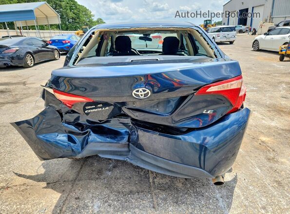 2T1BURHE5JC992483 2018 TOYOTA COROLLA Black უკანა ხედი