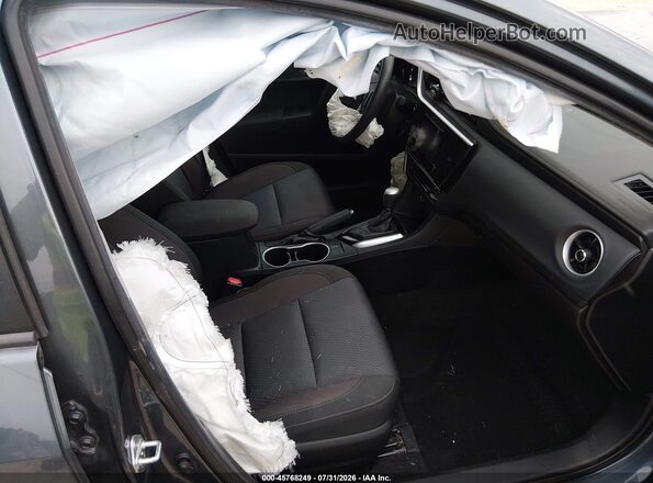 2T1BURHE5JC993827 2018 TOYOTA COROLLA Gray Front interior view