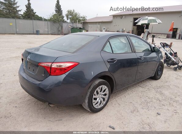 2T1BURHE5JC993827 2018 TOYOTA COROLLA Gray Rear right