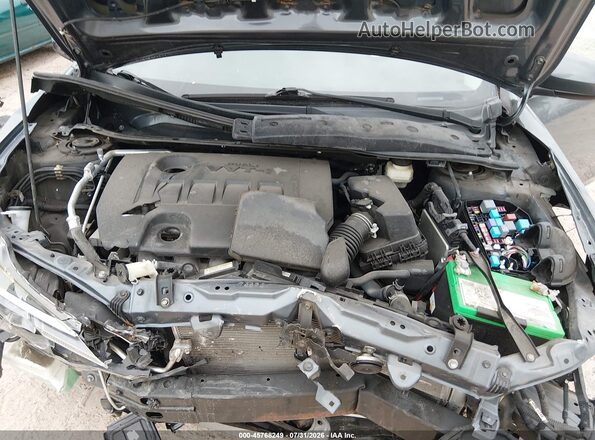 2T1BURHE5JC993827 2018 TOYOTA COROLLA Gray Rear view