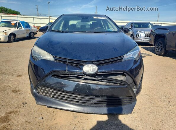 2T1BURHE5JC994377 2018 TOYOTA COROLLA Blue Widok z przodu