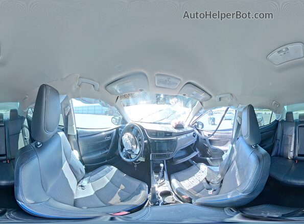 2T1BURHE5KC136182 2019 TOYOTA COROLLA Gray Панорамний вид салону 360°