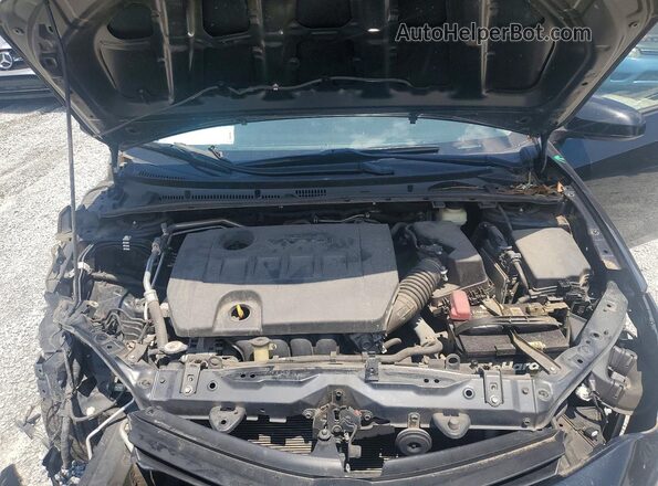 2T1BURHE5KC146551 2019 TOYOTA COROLLA Black Вид задньої частини салону