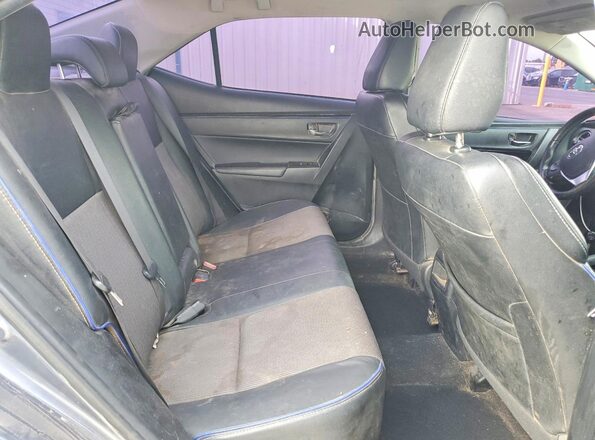 2T1BURHE5KC147120 2019 TOYOTA COROLLA Gray უკანა სავარძლების ხედი