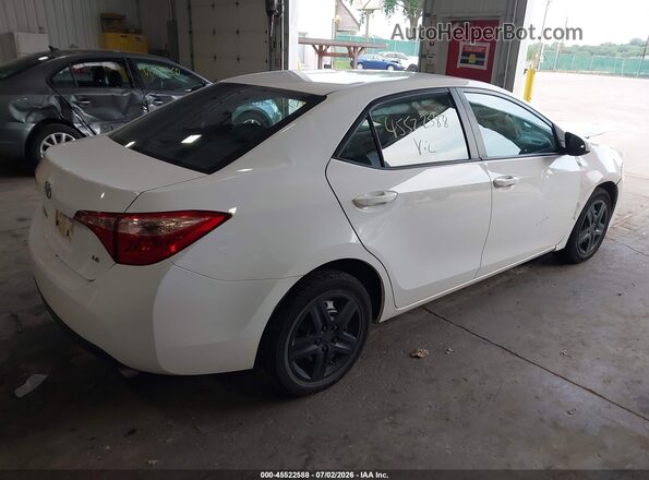 2T1BURHE5KC147764 2019 TOYOTA COROLLA Белый Задняя правая четверть