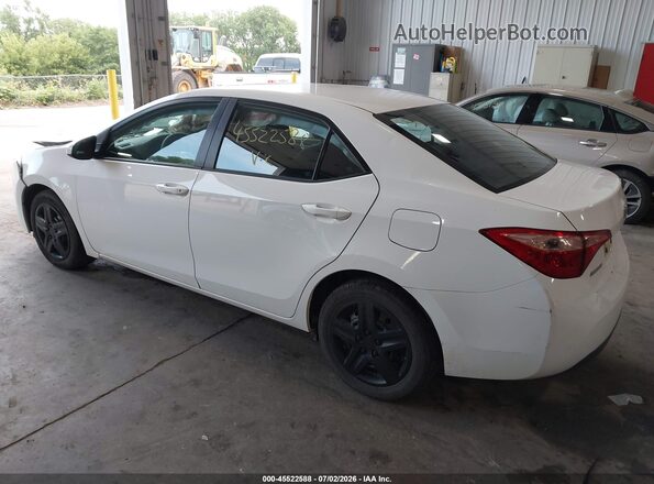 2T1BURHE5KC147764 2019 TOYOTA COROLLA Белый Задняя левая четверть
