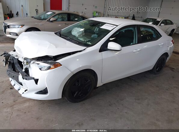 2T1BURHE5KC147764 2019 TOYOTA COROLLA Белый Передняя левая четверть