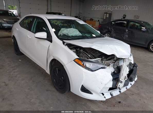 2T1BURHE5KC147764 2019 TOYOTA COROLLA Белый Вид спереди
