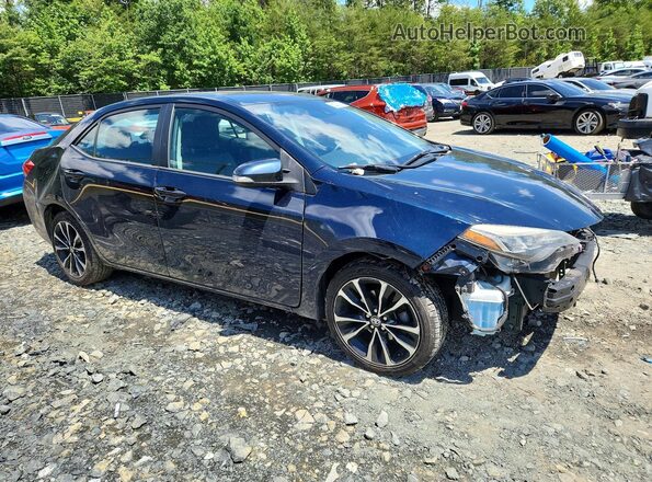 2T1BURHE5KC157744 2019 TOYOTA COROLLA Синий Передняя правая четверть